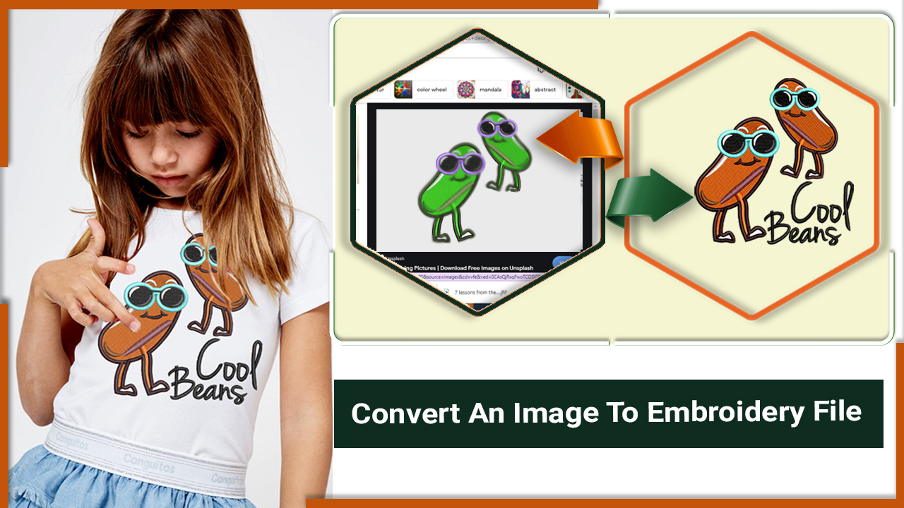 Covert an image to embroidery file