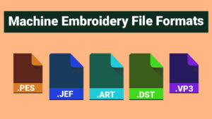 Machine Embroidery File Formats