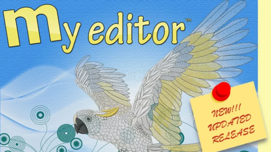 My Editor Free and Reliable Embroidery Editing Software