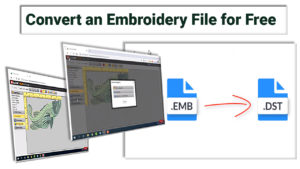 Convert embroidery file
