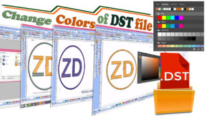 Change Colors Of DST File