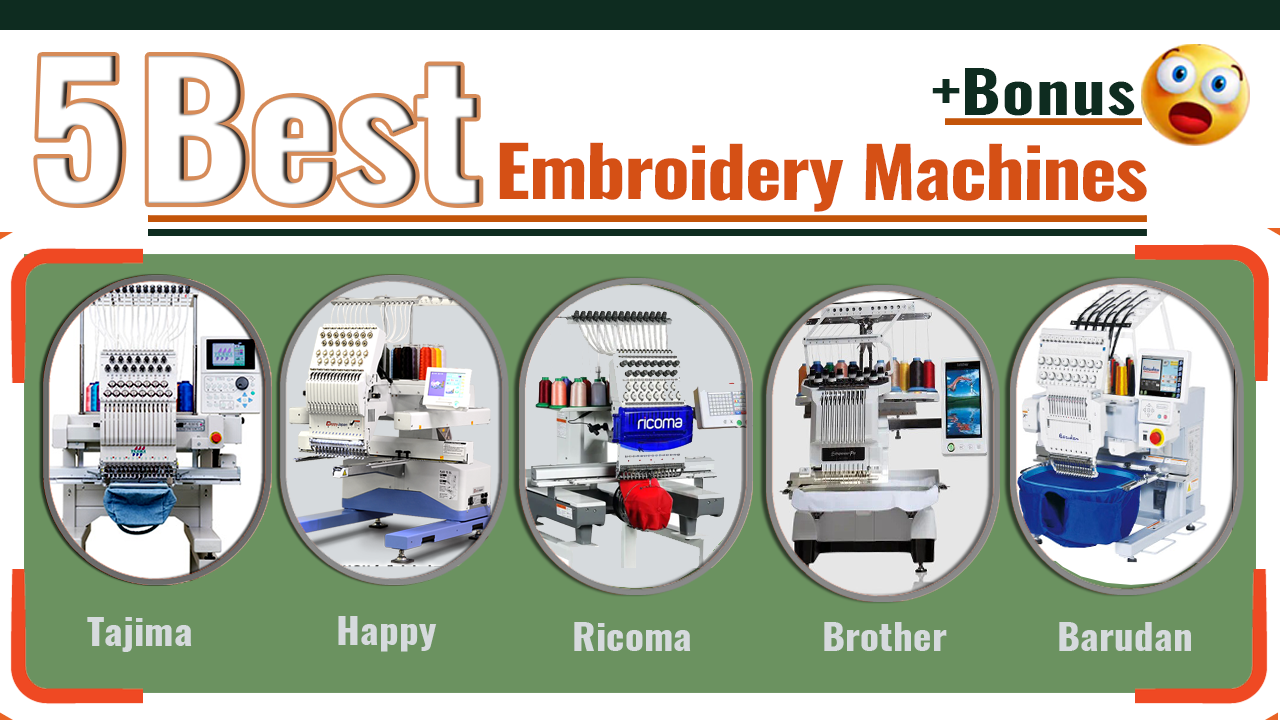 Choose the Best Embroidery Machine For you Business Needs. - Best Embroidery Machine For Home Business