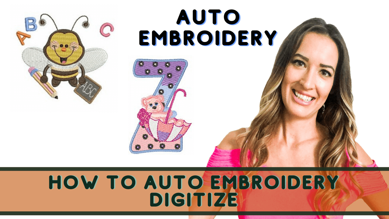 How To Auto Embroidery Digitized