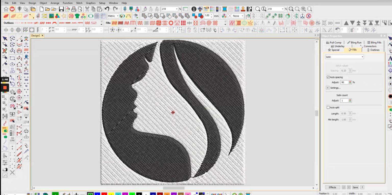 How to auto digitizing embroidery | wilcom software
