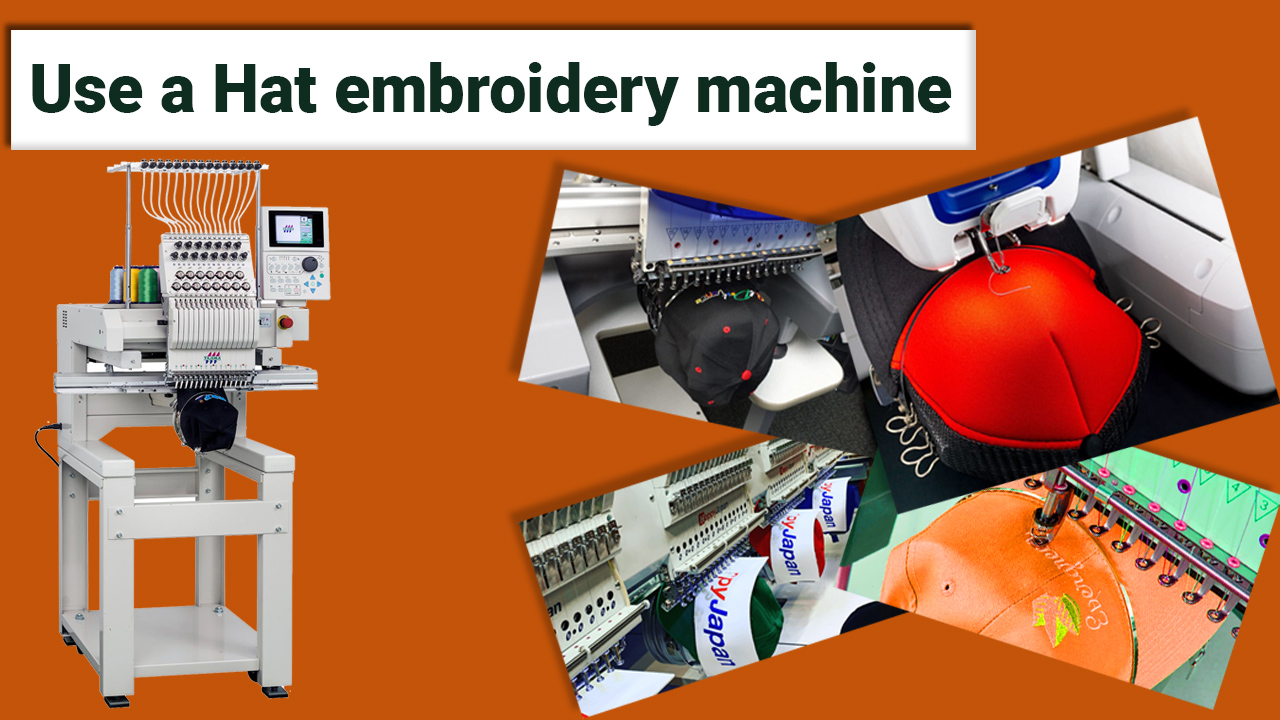 Hat embroidery machine