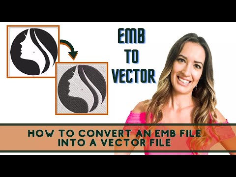 Convert Embroidery Files to Vector Files