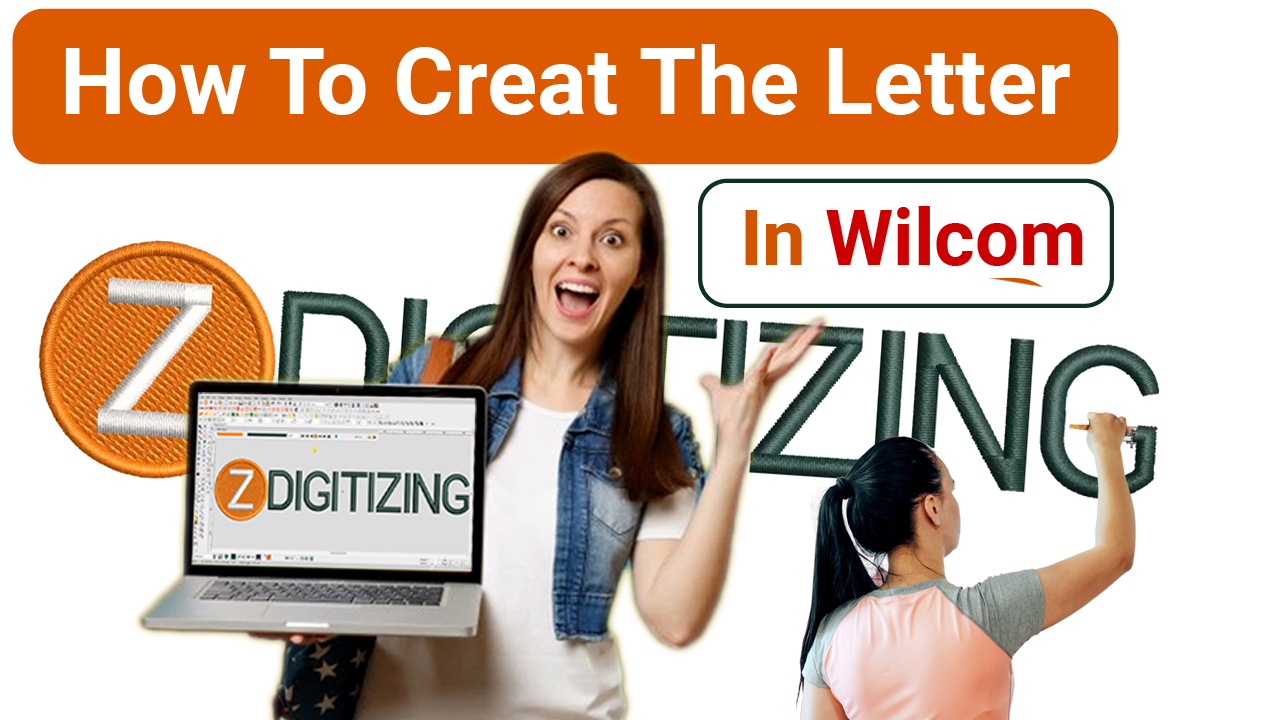How to creat the letter in wilcom