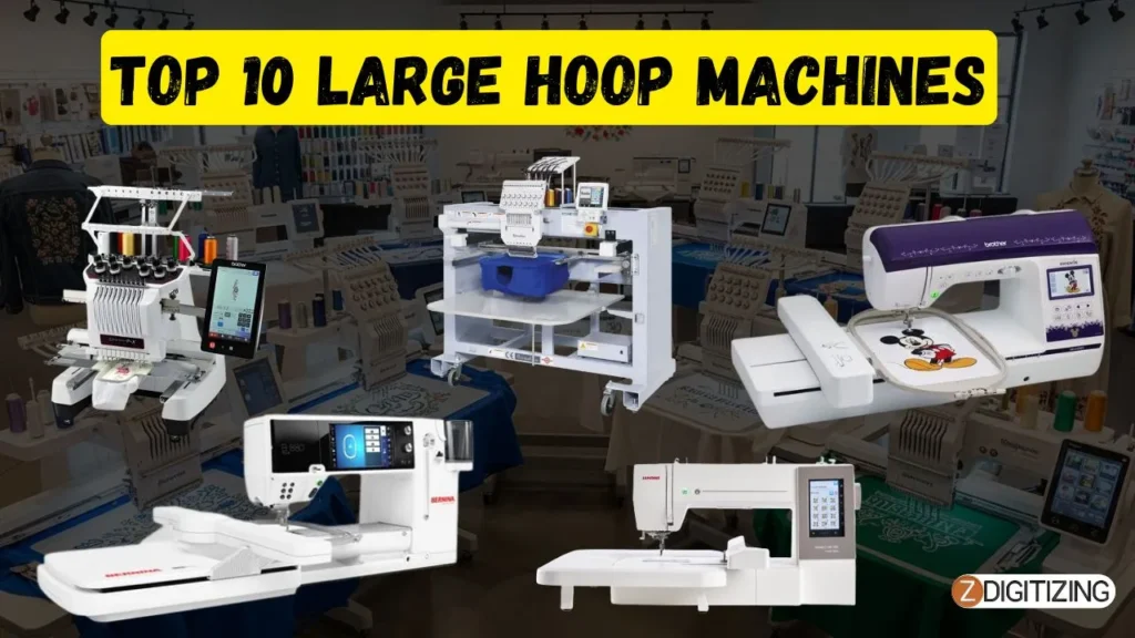The 10 Embroidery Machine With Large Hoop