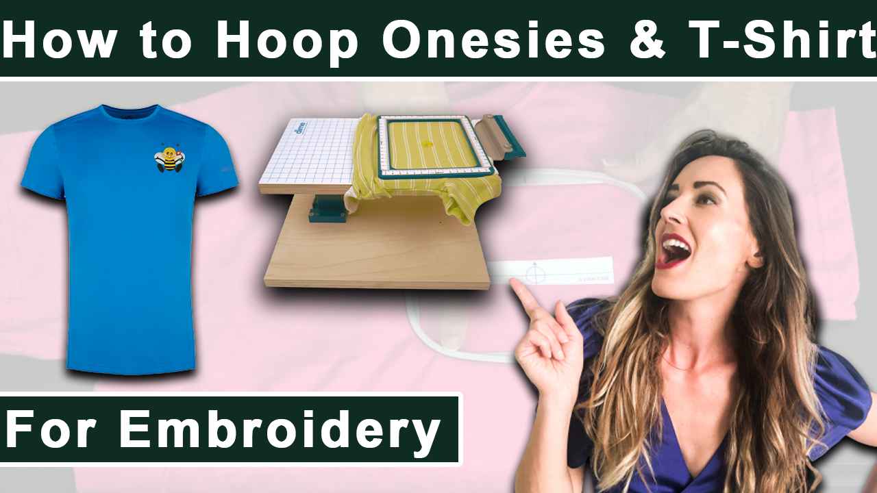 How To Hoop Onesies And T-Shirts For Embroidery