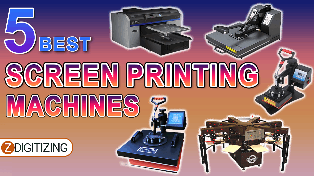 Le cinque migliori macchine da stampa per magliette - Zdigitizing