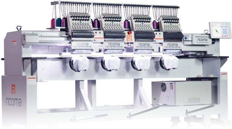Ricoma CHT2 Series Multi-Head Commercial Embroidery Machine​ 1