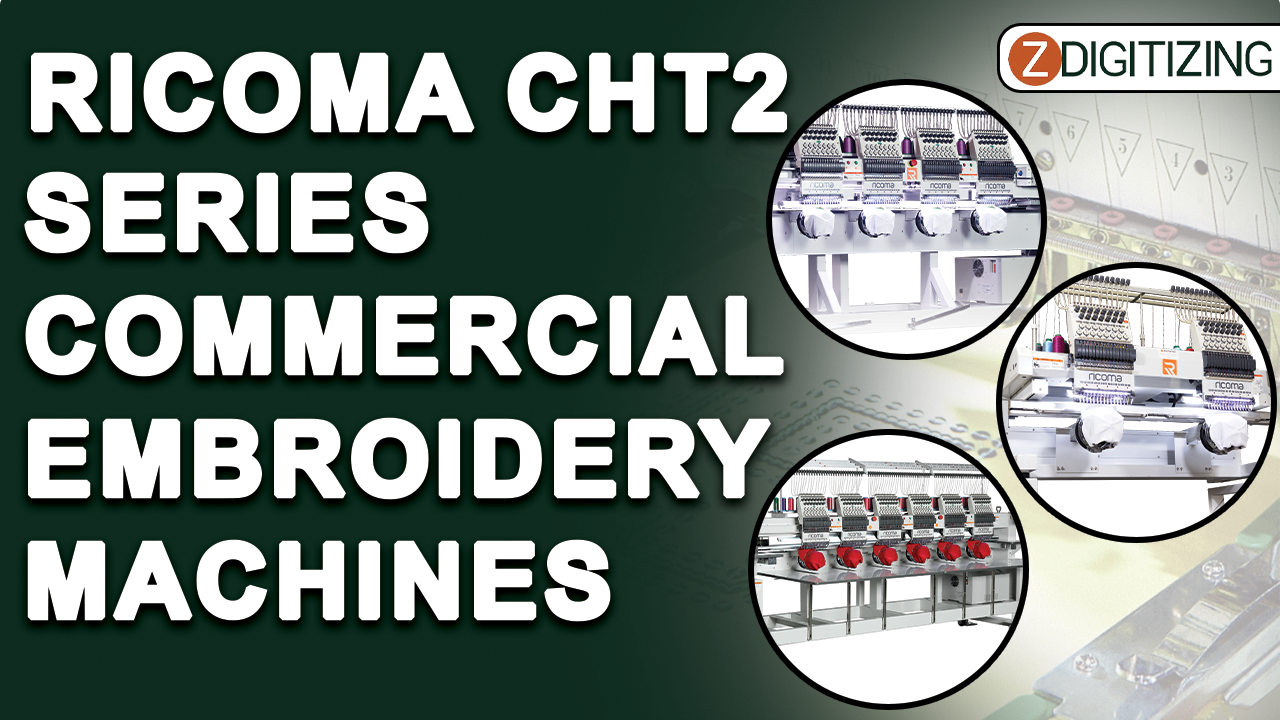 Ricoma CHT2 Series Multi-head commercial embroidery machine