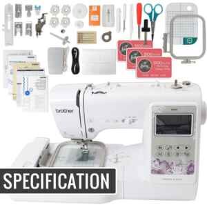 Brother SE625 Embroidery Machine Specification