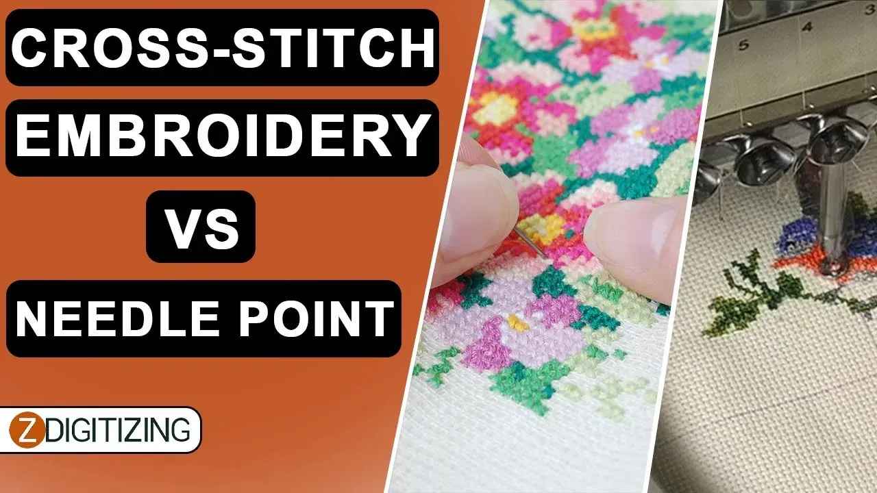 Cross Stitch Embroidery Vs Needlepoint