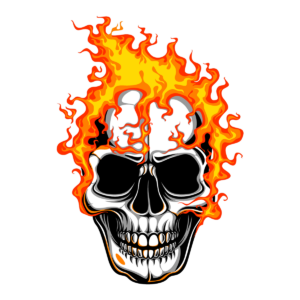 —Pngtree—head skull fire vecto_3623230