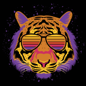 —Pngtree—tiger head illustration with eyeglasses_5048732