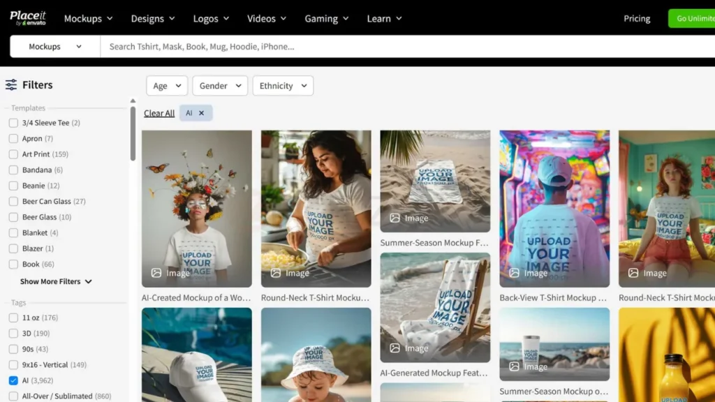 PlaceIt: creador de ilustraciones vectoriales y maquetas basado en navegador