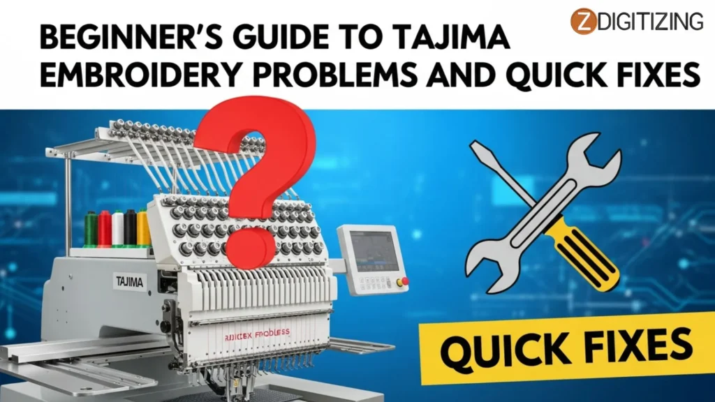 Guide du débutant pour les problèmes et solutions rapides des machines à broder Tajima