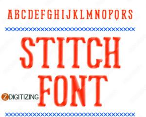 Stitch File Fonts