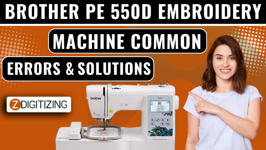 Brother PE 550D embroidery machine common errors and solutions to solve them 4