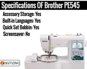 Brother PE545 Embroidery Machine Review With Pros And Cons 3