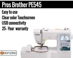 Brother PE545 Embroidery Machine Review With Pros And Cons 5