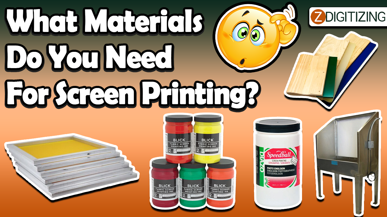 What Materials Do You Need For Screen Printing