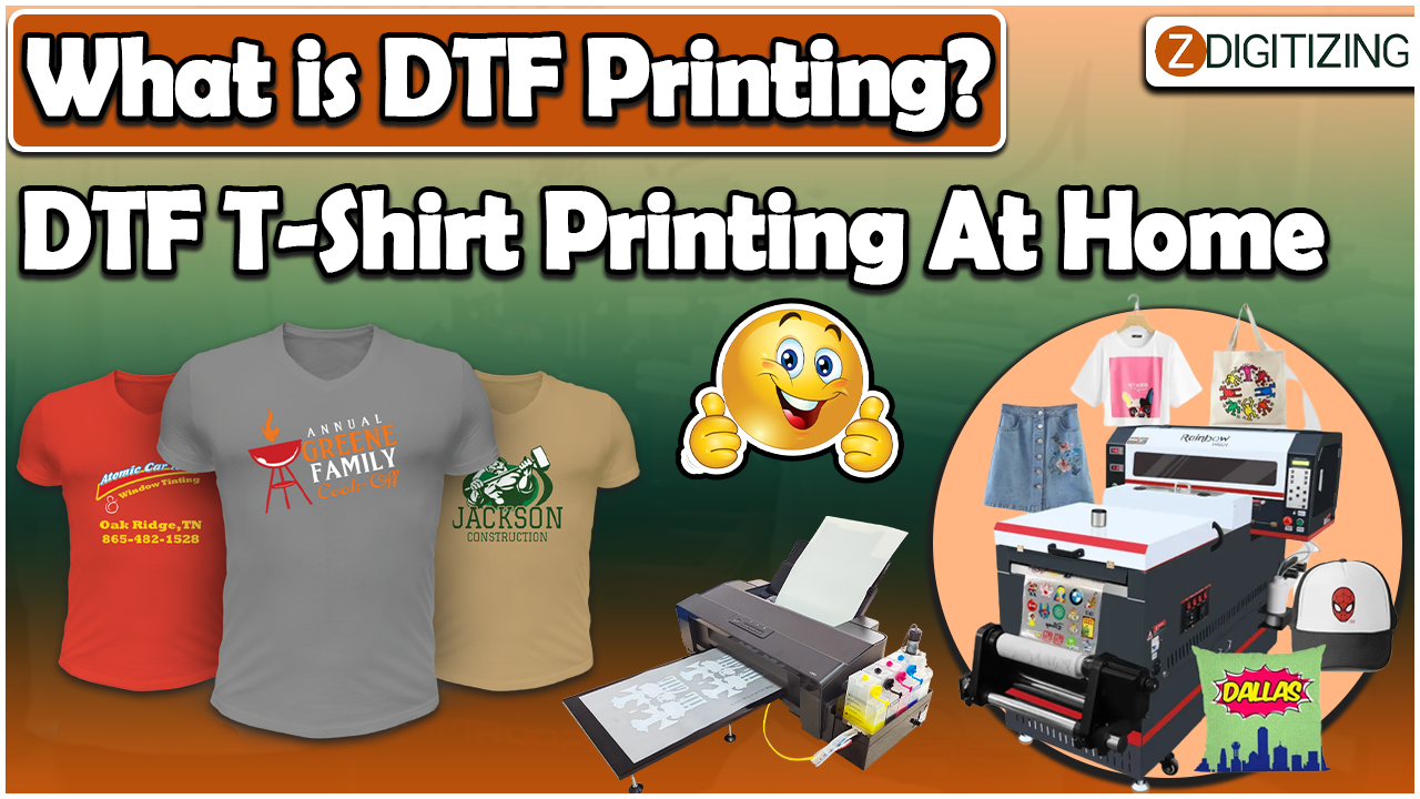 What Is DTF Printing? DTF T-Shirt Printing At Home​