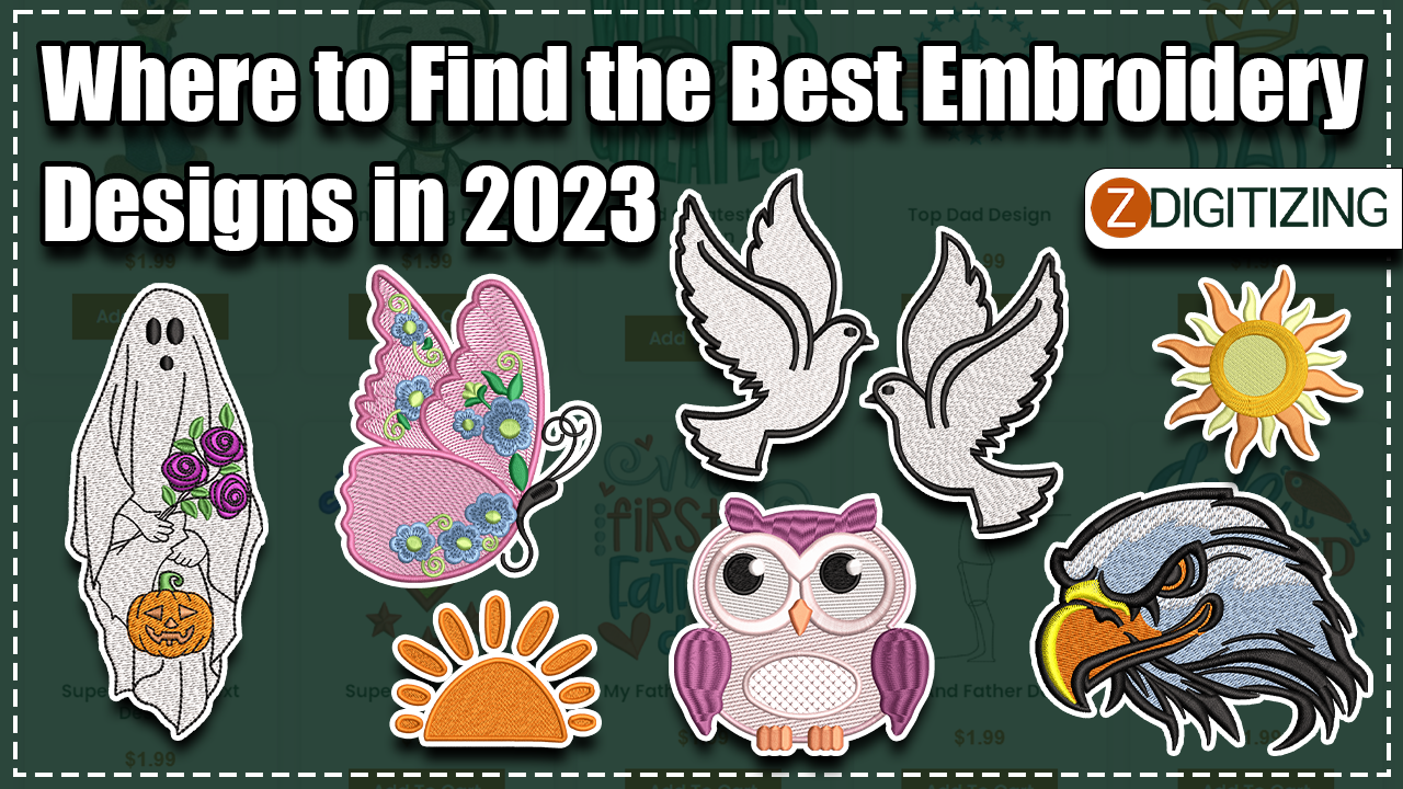 Where To Find The Best Embroidery Designs In 2023​