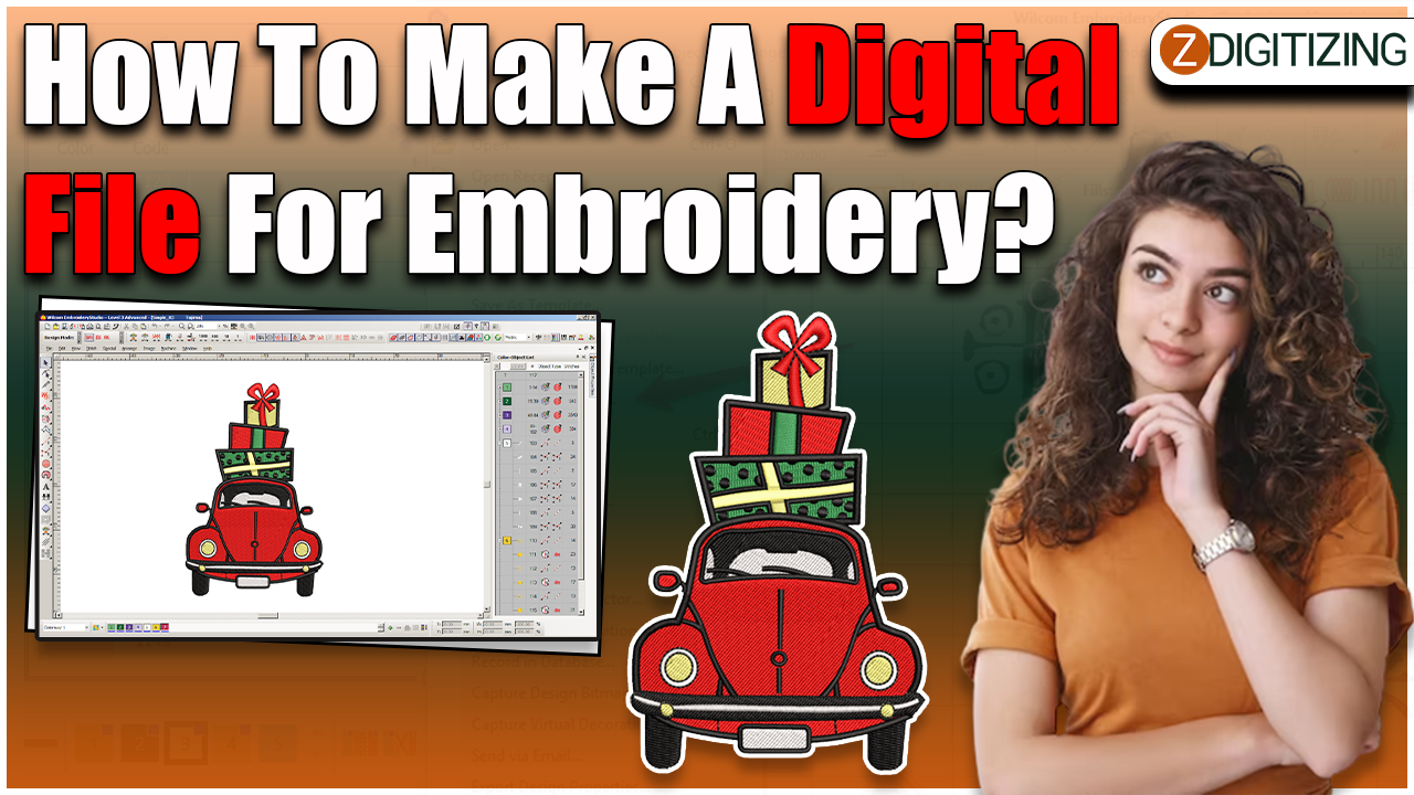 How To Make A Digital File For Embroidery​