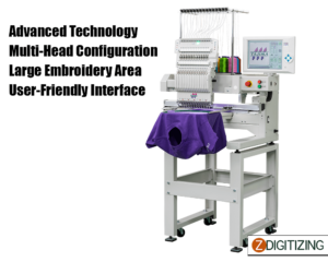 Features and Specifications of TMEZ-SC Series Embroidery Machine