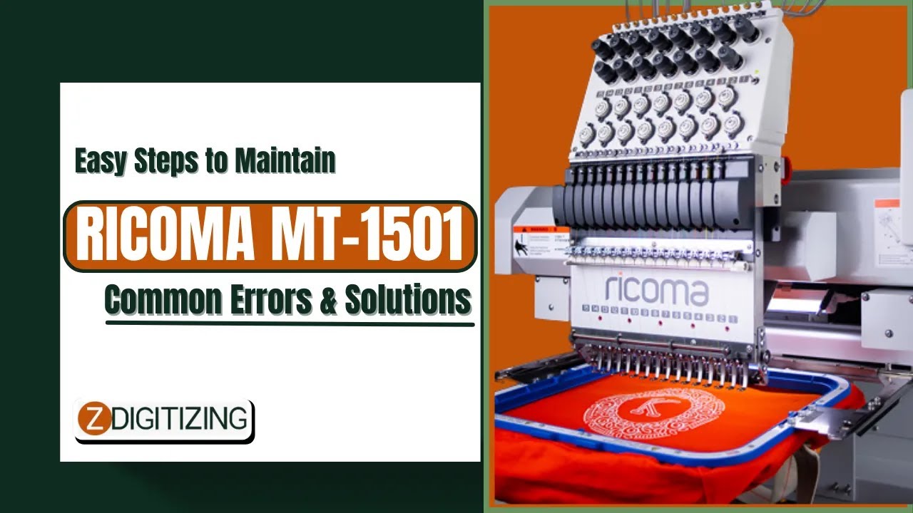 Ricoma MT-1501 Common Errors & Solutions With Easy Steps