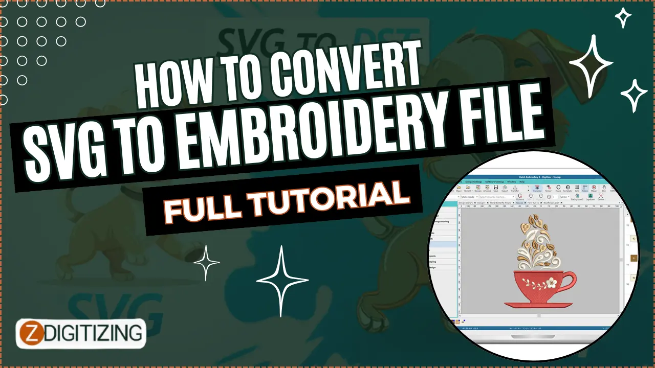 How To Convert SVG To Embroidery File – Full Tutorial
