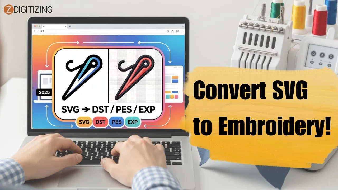How to Convert an SVG to an Embroidery File (DST, PES, EXP) in 2025