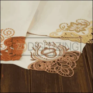 Napkin Embroidery With Lace
