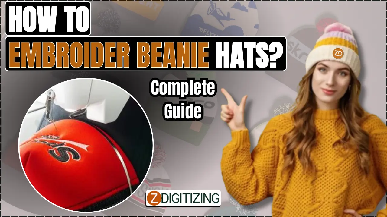 How to embroider Beanie hats - Complete Guide