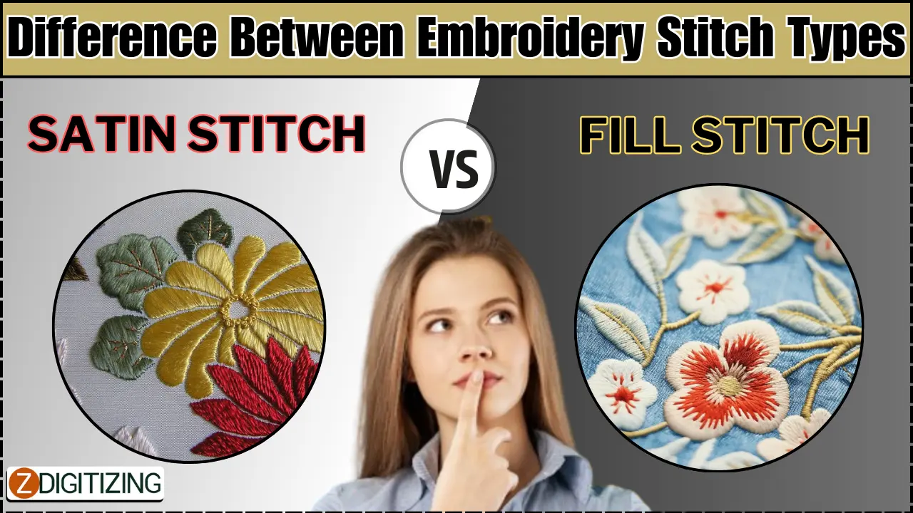 Difference Between Satin Vs Fill Stitch In Machine Embroidery