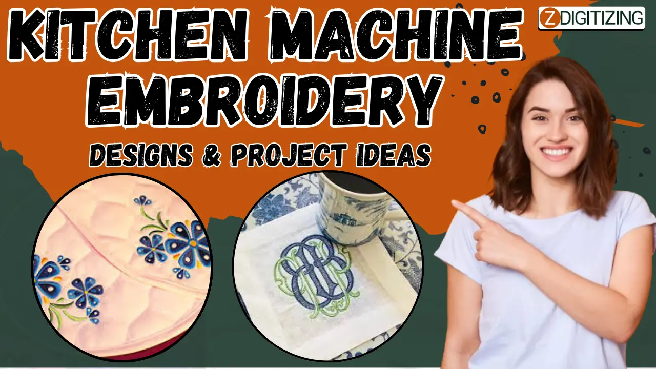 Kitchen Machine Embroidery Designs & Project Ideas