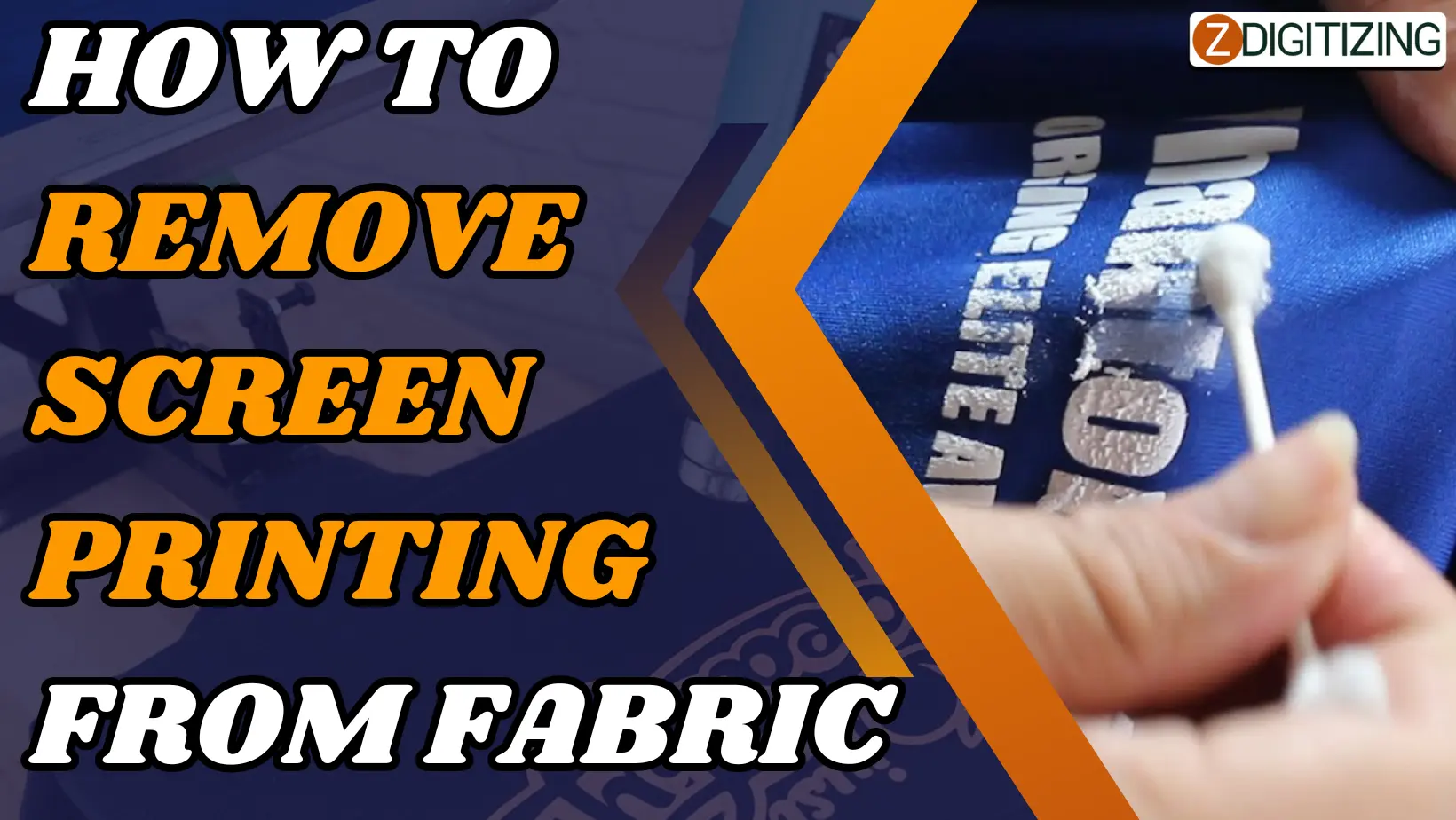 How To Remove Screen Printing From Fabric