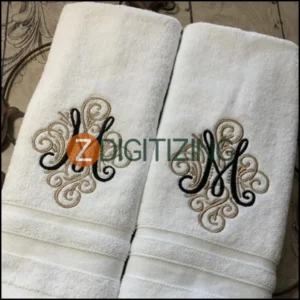 Monogrammed Bath Towels