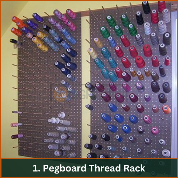 Pegboard Thread Rack