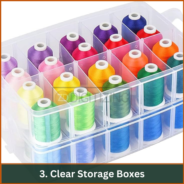 Clear Storage Boxes