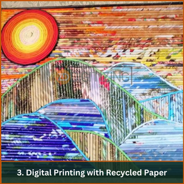 Digital Printing with Recycled Paper