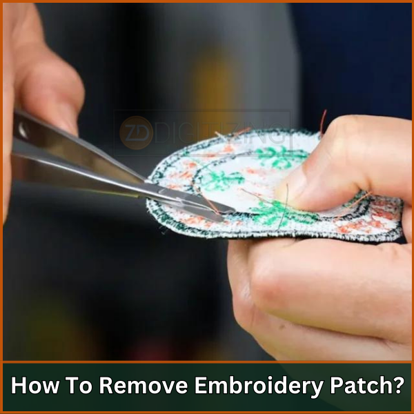 How To Remove Embroidery Patch