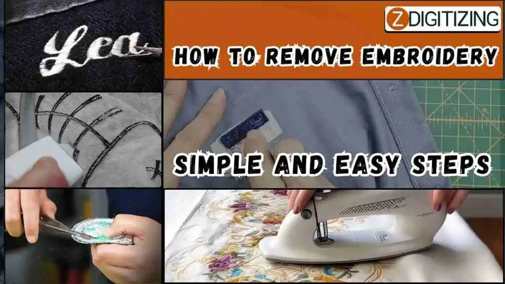 How to Remove Embroidery