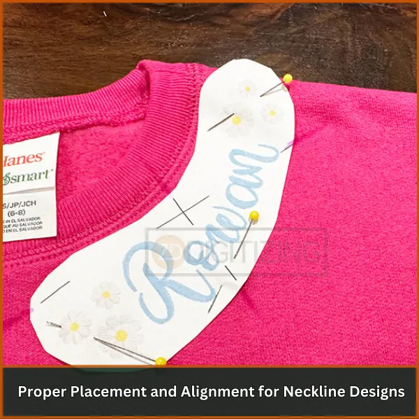 Proper Placement and Alignment for Neckline Designs