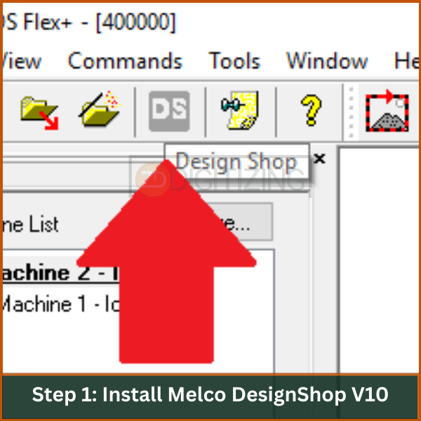 Step 1 Install Melco DesignShop V10 (1)