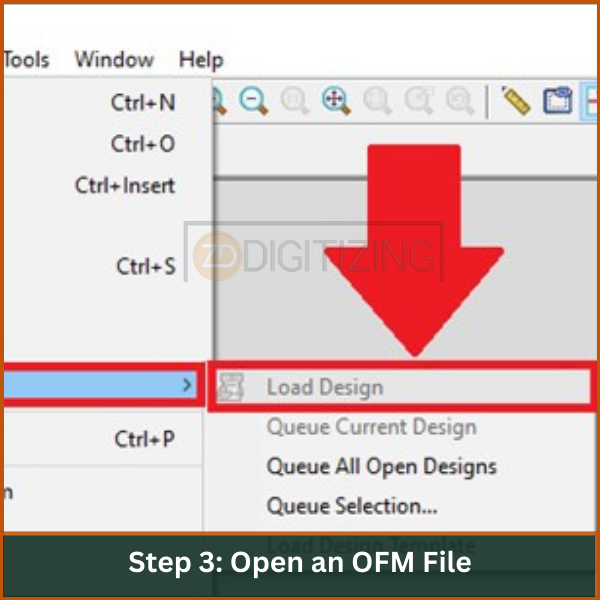 Step 3 Open an OFM File