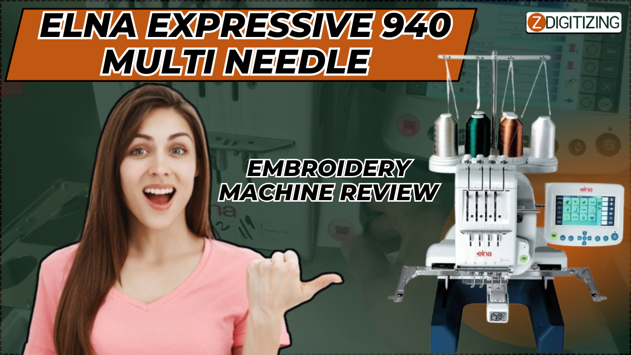 Elna Expressive 940 Multi Needle Embroidery Machine