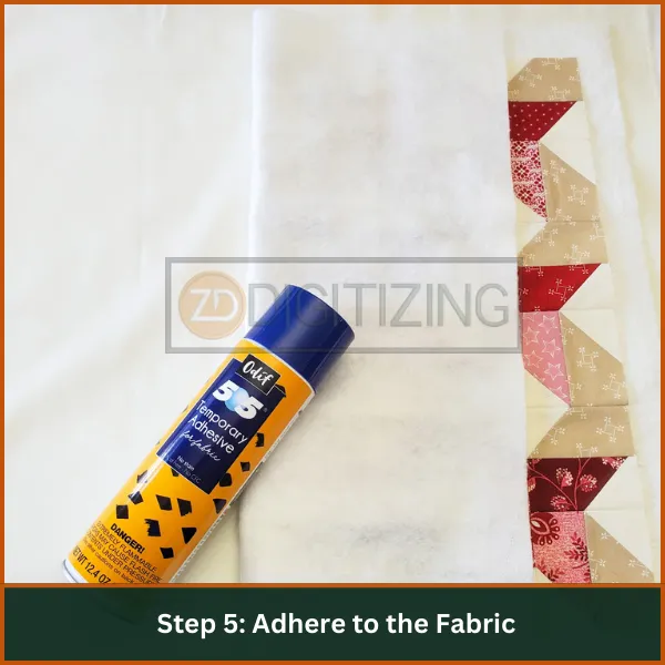 Adhere to the Fabric